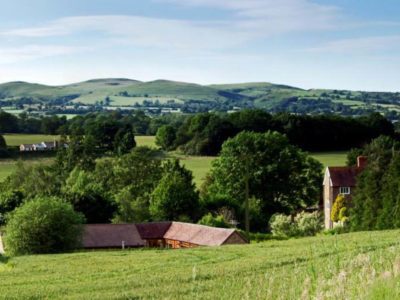 Eaton Manor Country Estate: View from Wenlock Edge towards the Long Mynd