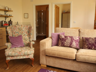 Great Western Lodge: Light & airy open plan sitting, dining & kitchen