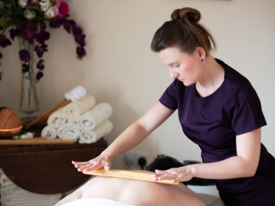 Wellness Treatments: Full body warm massage with bamboo sticks