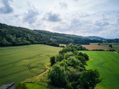 Eaton Manor Country Estate: View down the valley from above