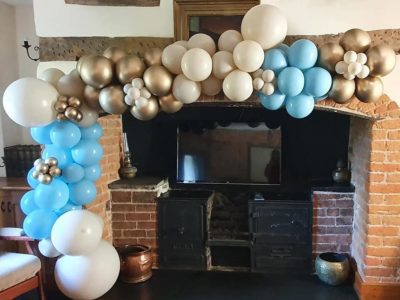 Party decorations and balloons