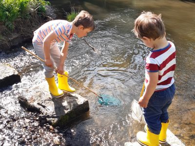 Fishing in Eaton Brook