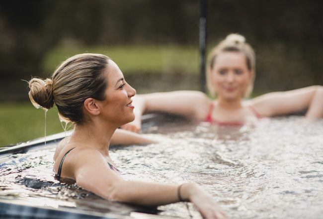 Private Hot Tubs at Eaton Manor in Shropshire