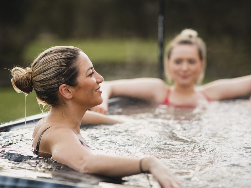 Private Hot Tubs at Eaton Manor in Shropshire