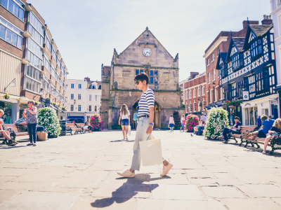 The Square in Shrewsbury